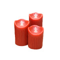 China red wedding decoration flameless LED candle moving flame electronic  light